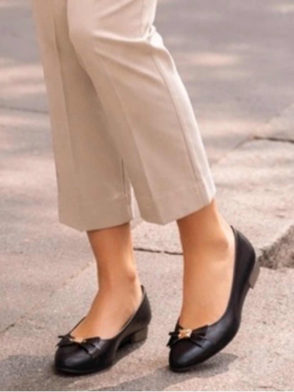 TED BAKER Sually Women’s Black Bow Ballet Flats - Size 38/7
